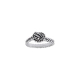 Overhand Knot Rope Ring TRI1465 - Rings