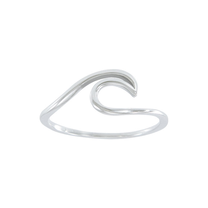 Wave Sterling Silver Ring TRI1632 - Rings