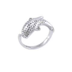 Whale Shark Sterling Silver Ring TRI1642 - Rings