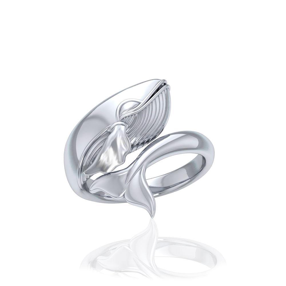 Fantastic Bull Whale Silver Ring TRI1765 - Ring