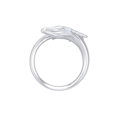 Graceful Mike Whale Silver Ring TRI1767 - Ring