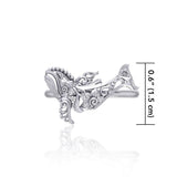 A gift of solitudeSilver Humpback Whale Filigree Ring TRI1795 - ring