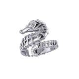 Seahorse Silver Wrap Ring TRI1859 - Ring