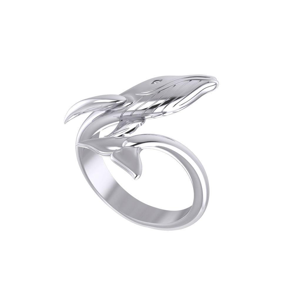 Blue Whale Sterling Silver Ring TRI1927 - Ring