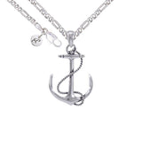 Anchor Rope Necklace Set TSE696 - Sets