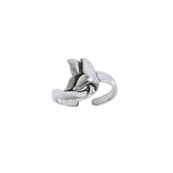 Double Whale Silver Wrap Ring Sterling Silver Toe Ring TTR092 - Rings