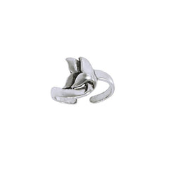 Double Whale Silver Wrap Ring Sterling Silver Toe Ring TTR092 - Rings