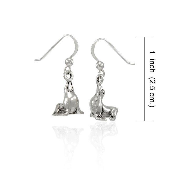 Sea Lion Sterling Silver Earring TER1506 - Jewelry