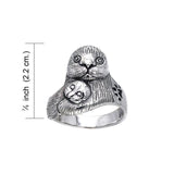Ted Andrews Sea Otter Silver Ring TRI173 - Jewelry